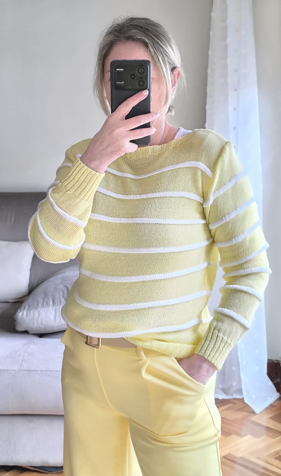 Jersey rayas en perle